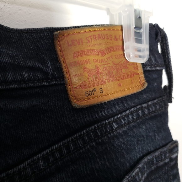 Levi's 501 Distressed 'Skinny in Wild Bunch' Jeans || Women's Size: W 25 × L 28 - Picture 7 of 7